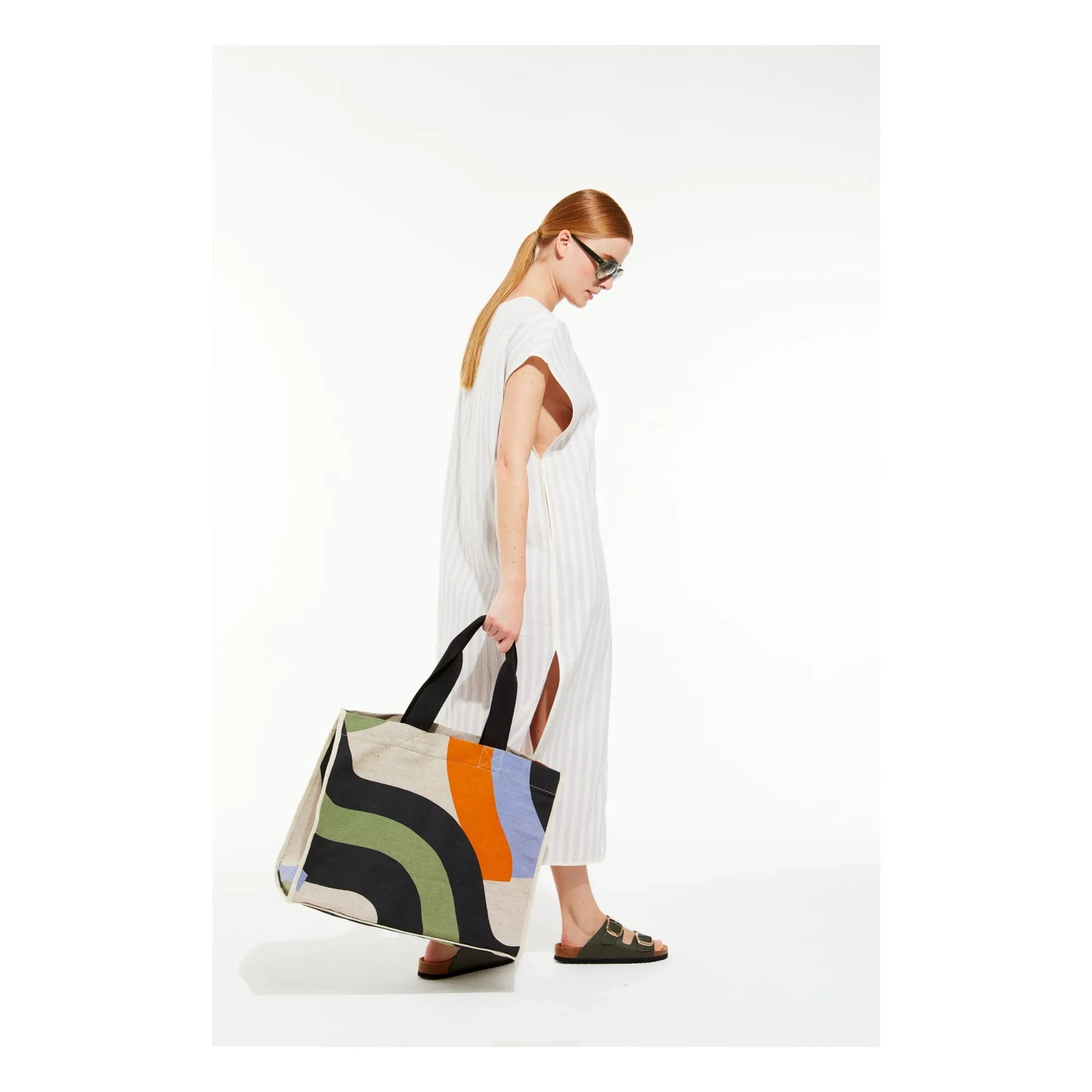 Mapoésie - Barth beach bag | Copper red