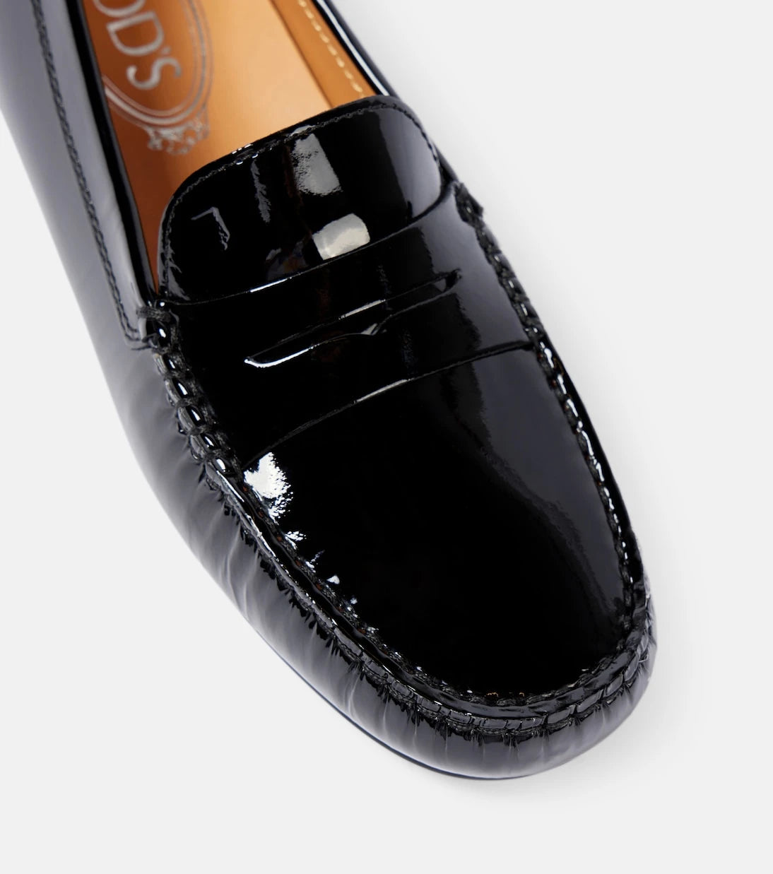 Tod's - City Gommino patent leather moccasins