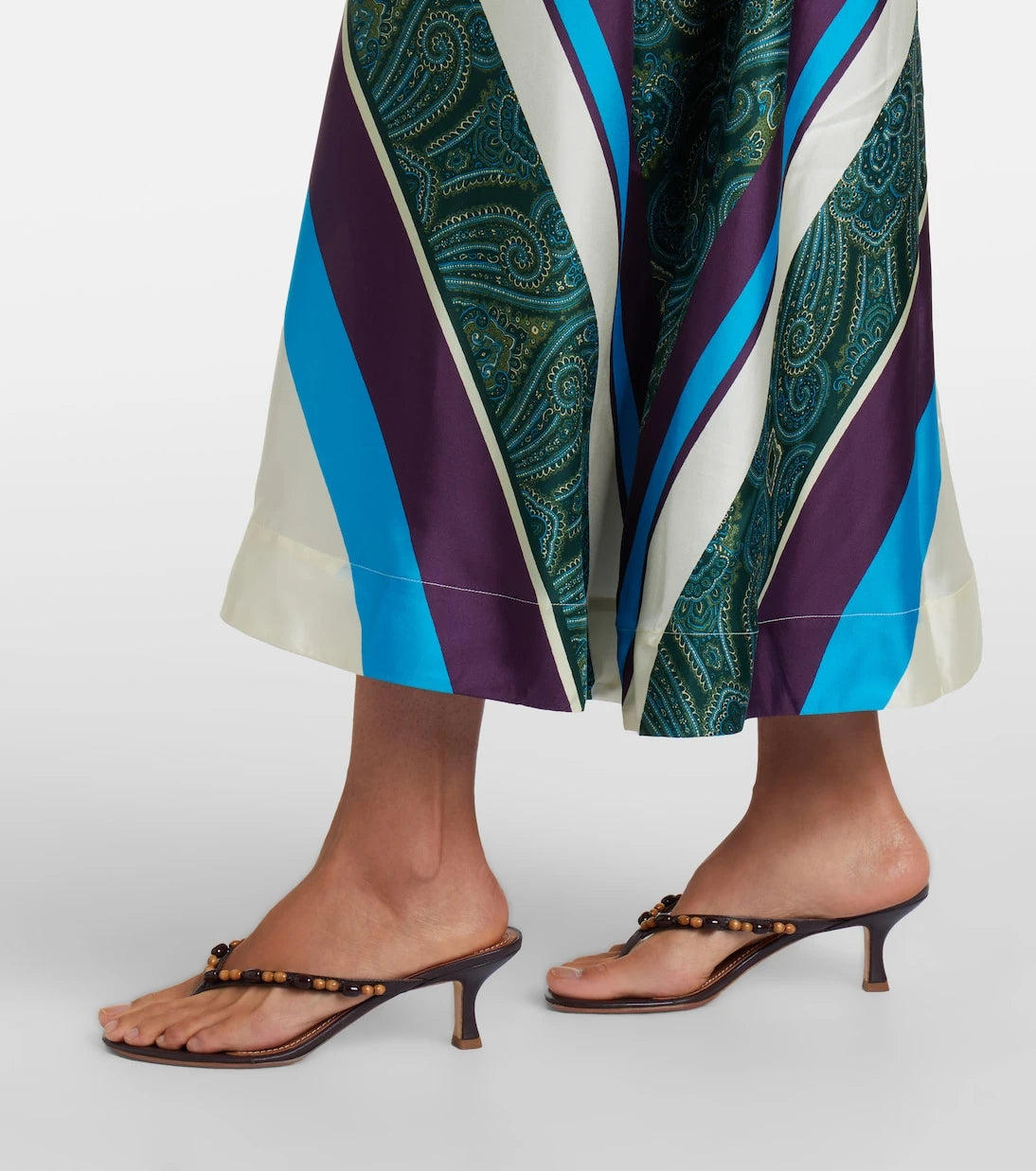 Alémais - Joni printed silk midi dress