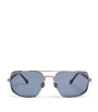 Side-Shield Aviator Sunglasses