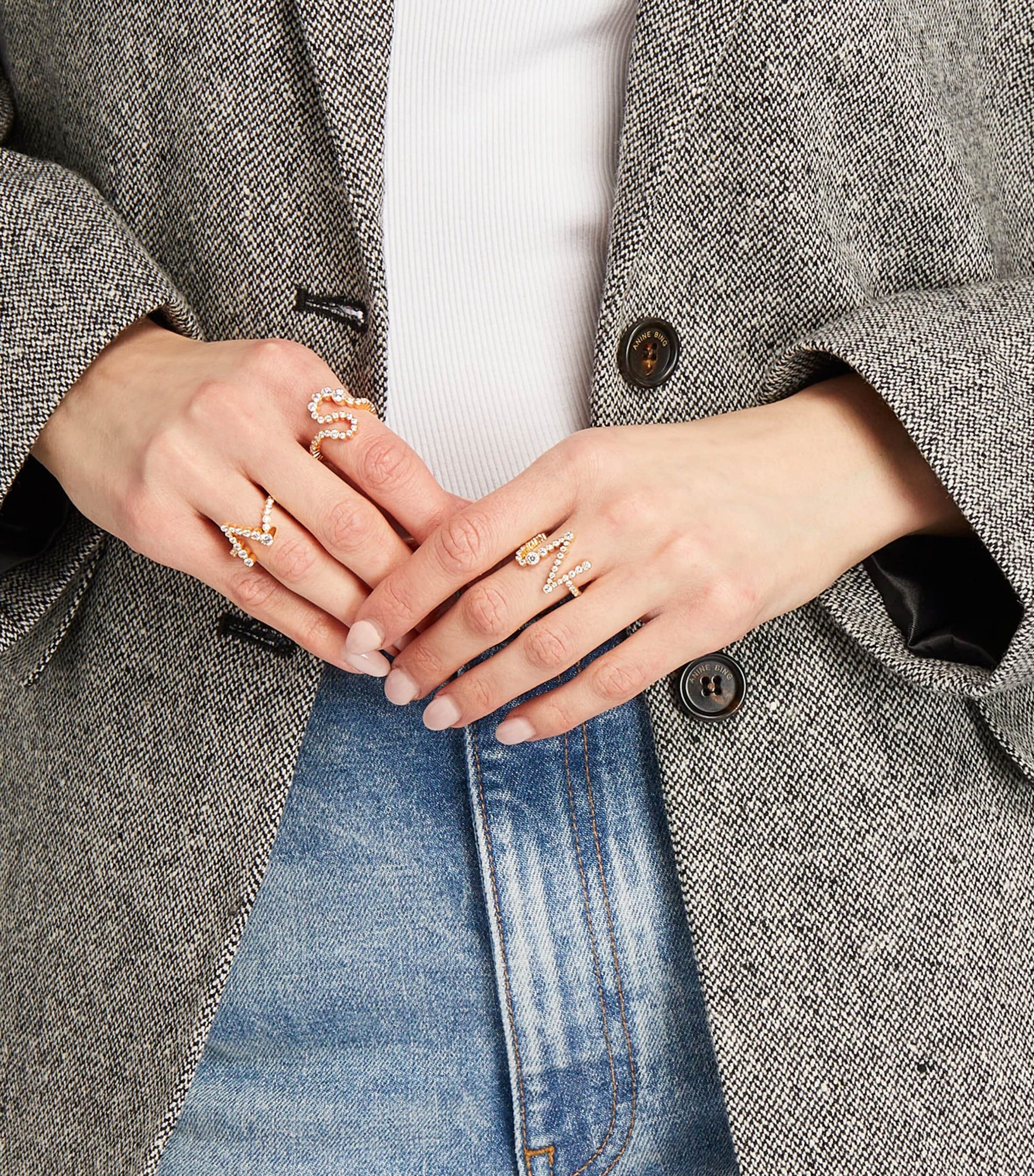 Yellow Gold and Diamond Ensemble ‘N’ Ring