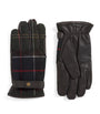 Leather-Wool Newbrough Tartan Gloves