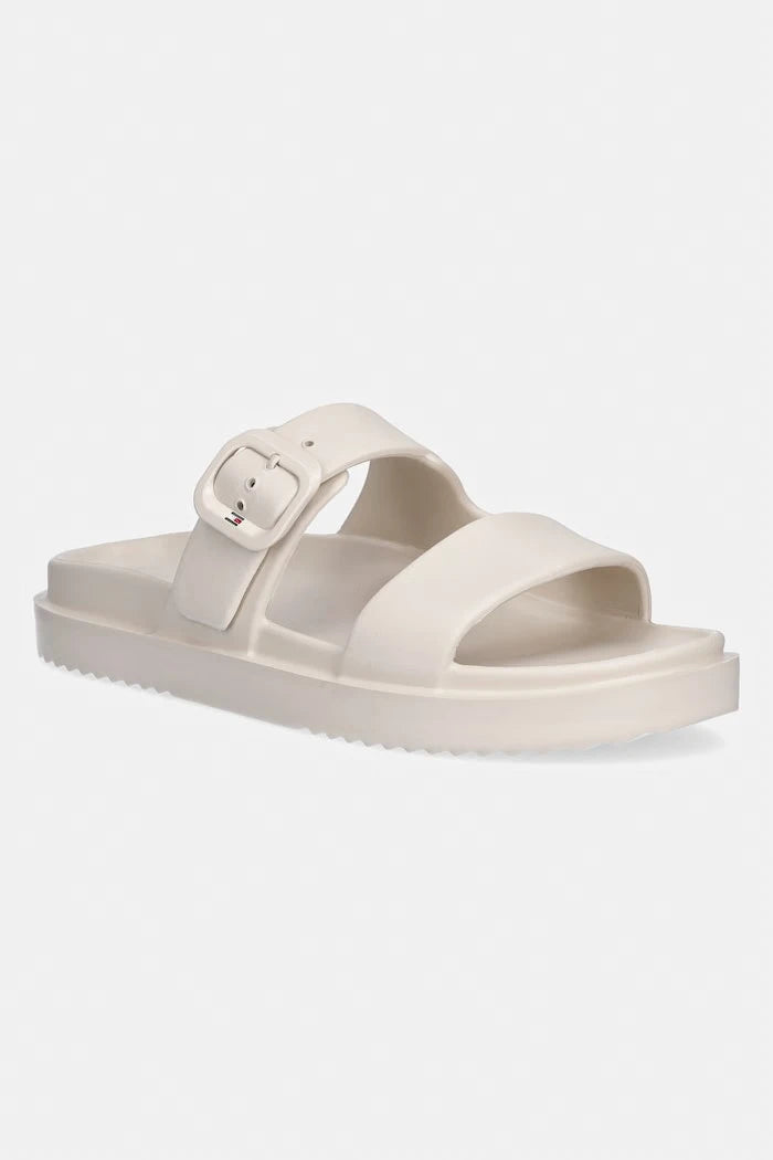Tommy Hilfiger Kadın Terlik TH LIGHT DOUBLE STRAP SANDAL