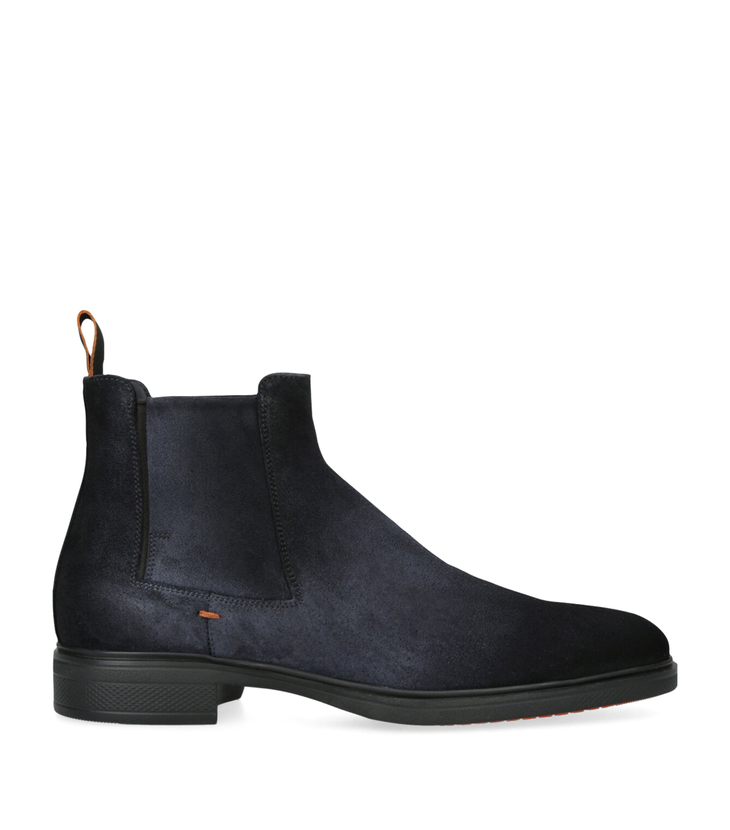 Suede Chelsea Boots NAVY