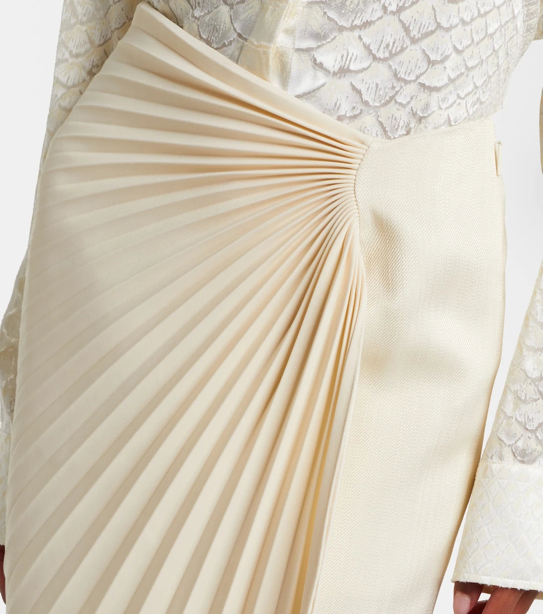 Roberto Cavalli - Pleated midi skirt