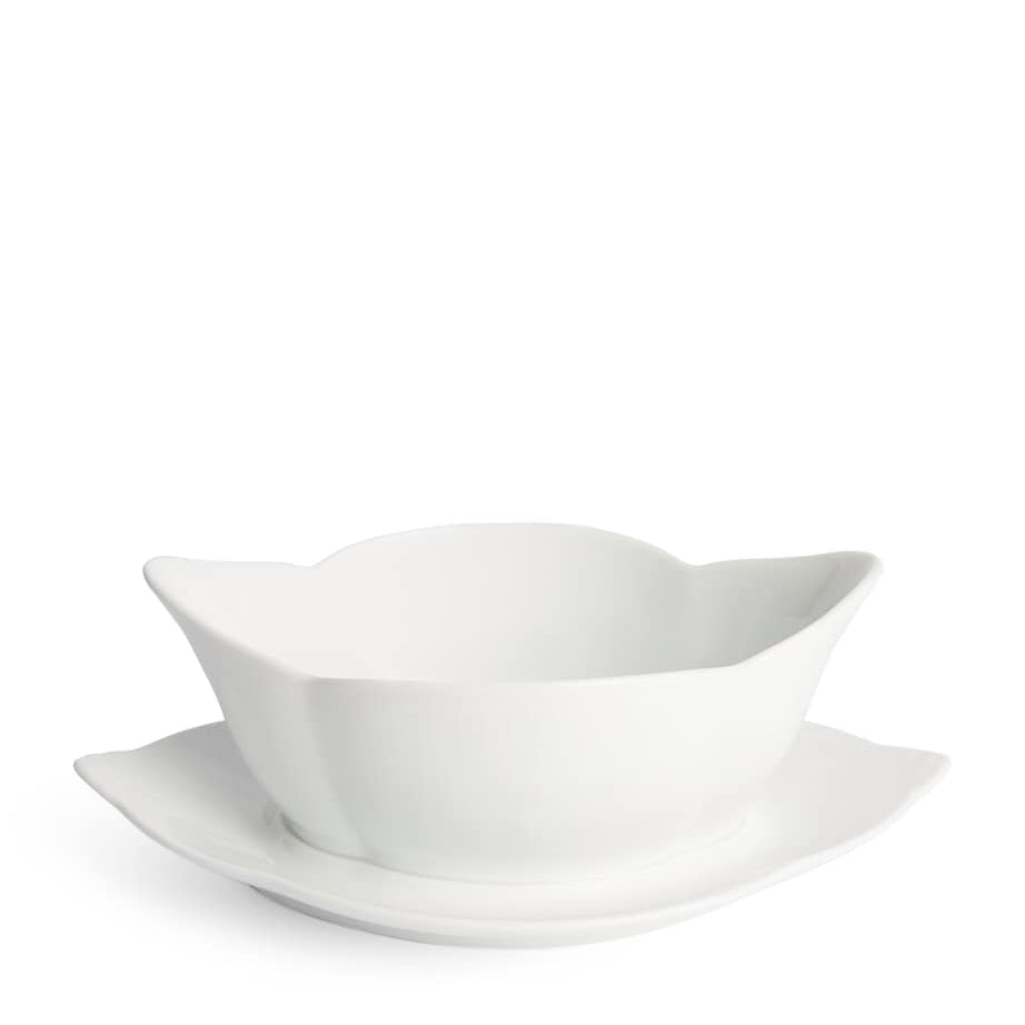 Royal Copenhagen White Fluted Sauce Boat (550ml)
