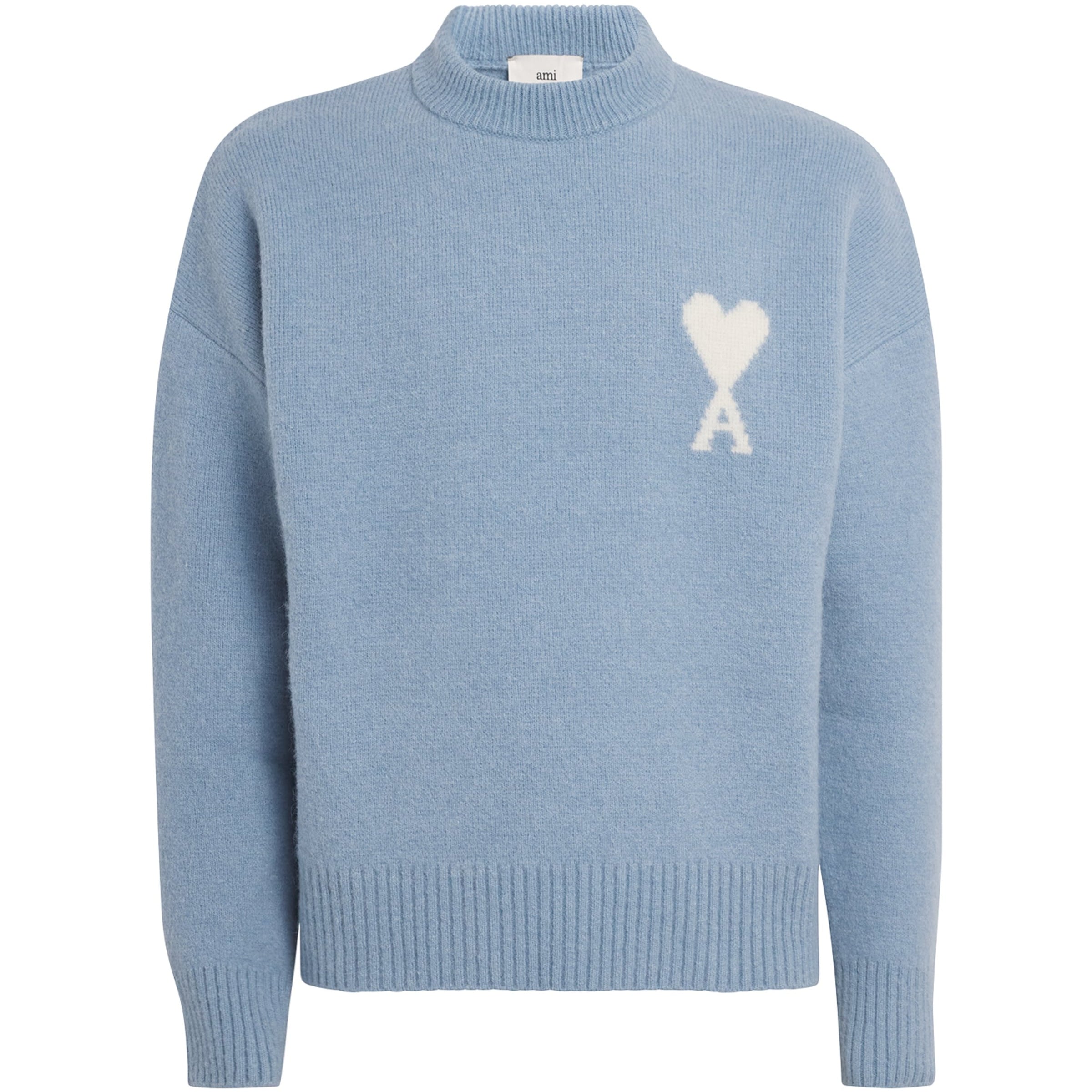 Blue Alpaca-Blend Ami de Coeur Sweater