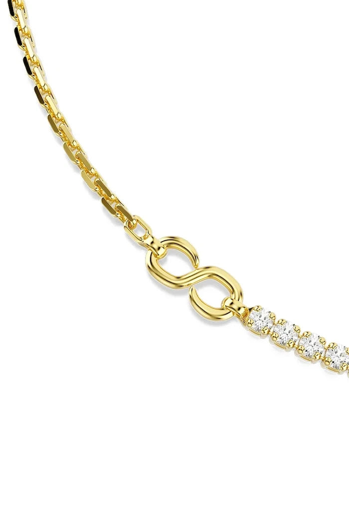 Swarovski kadın altın kaplama zirkon kolye MATRIX