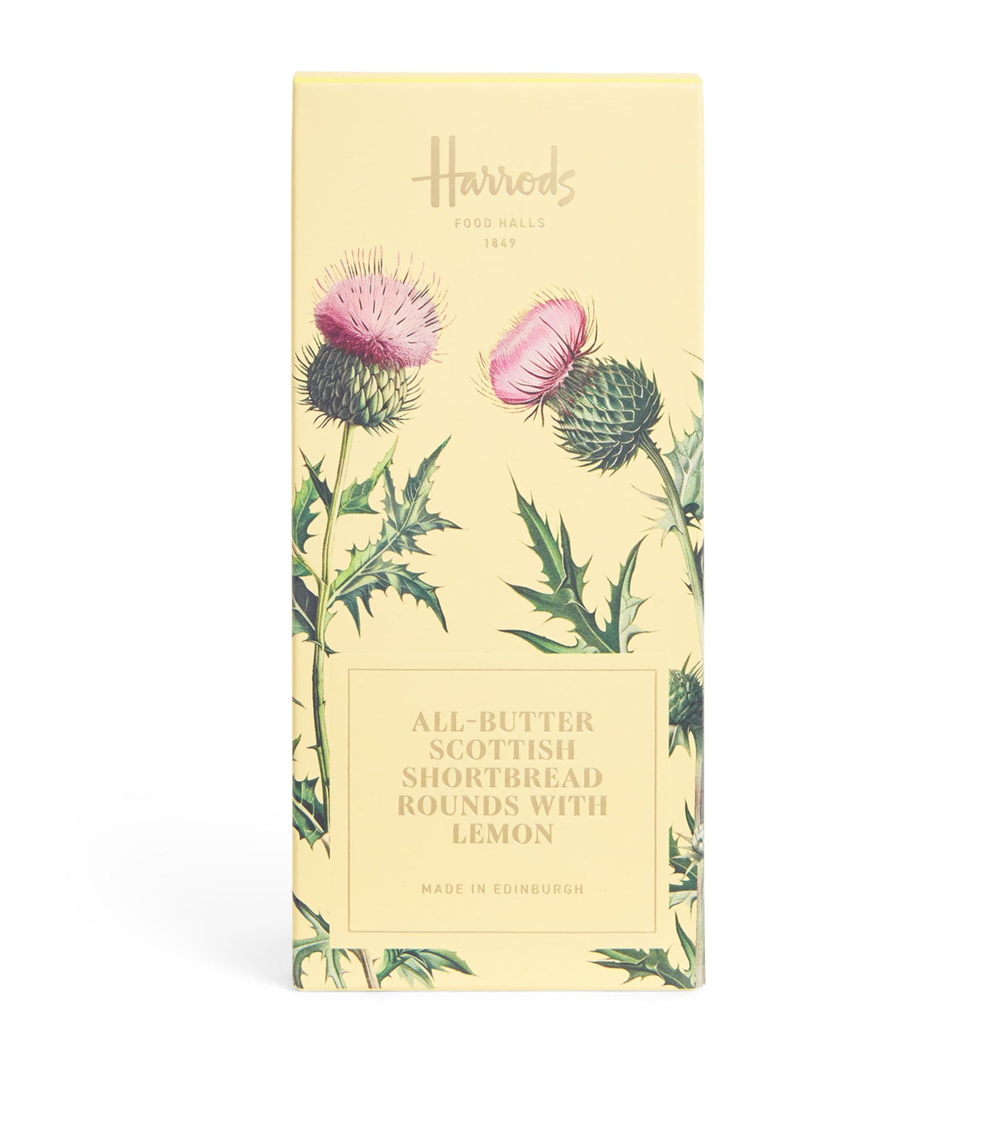 Harrods All-Butter Scottish Shortbread Rounds with Mediterranean Lemon (200g)