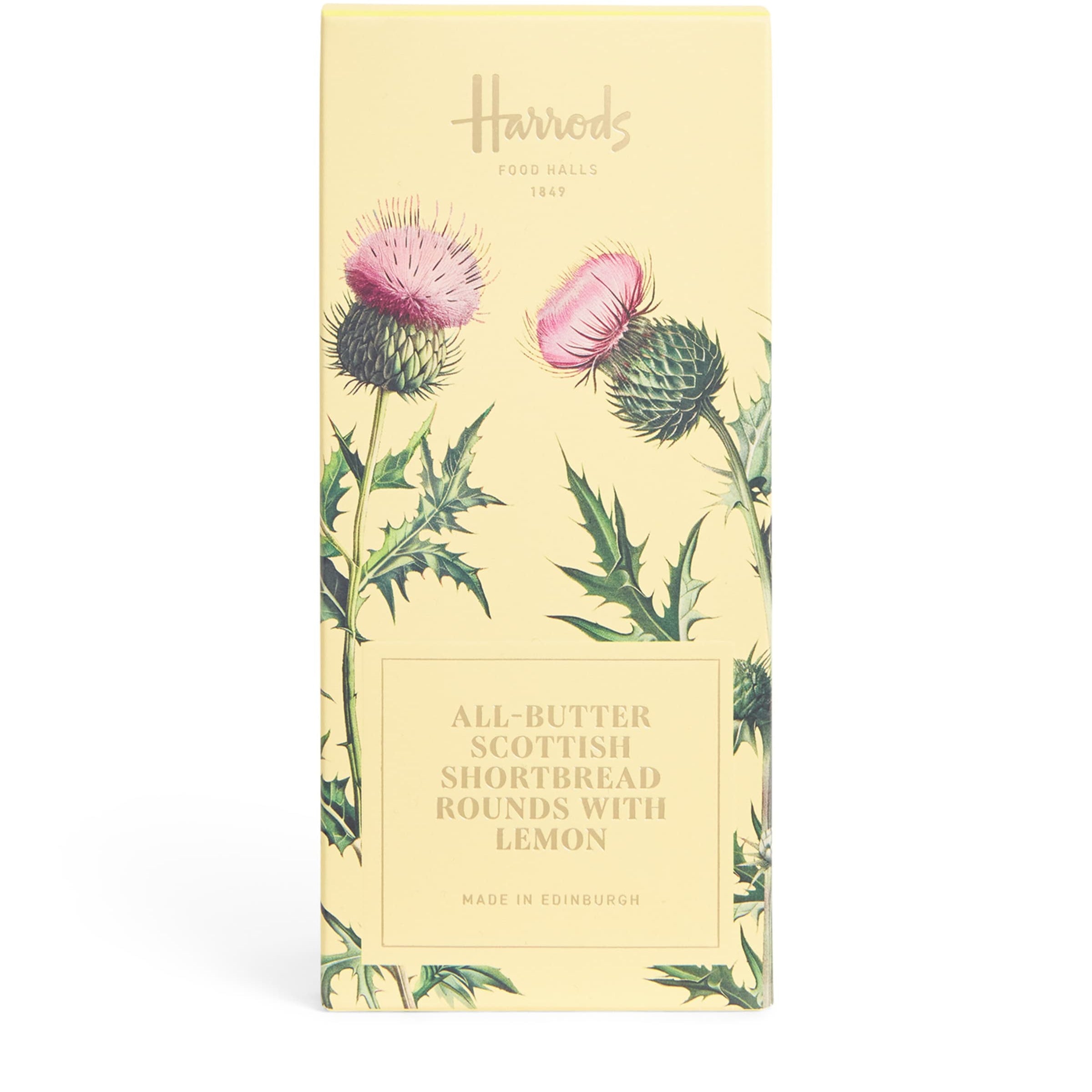 Harrods All-Butter Scottish Shortbread Rounds with Mediterranean Lemon (200g)