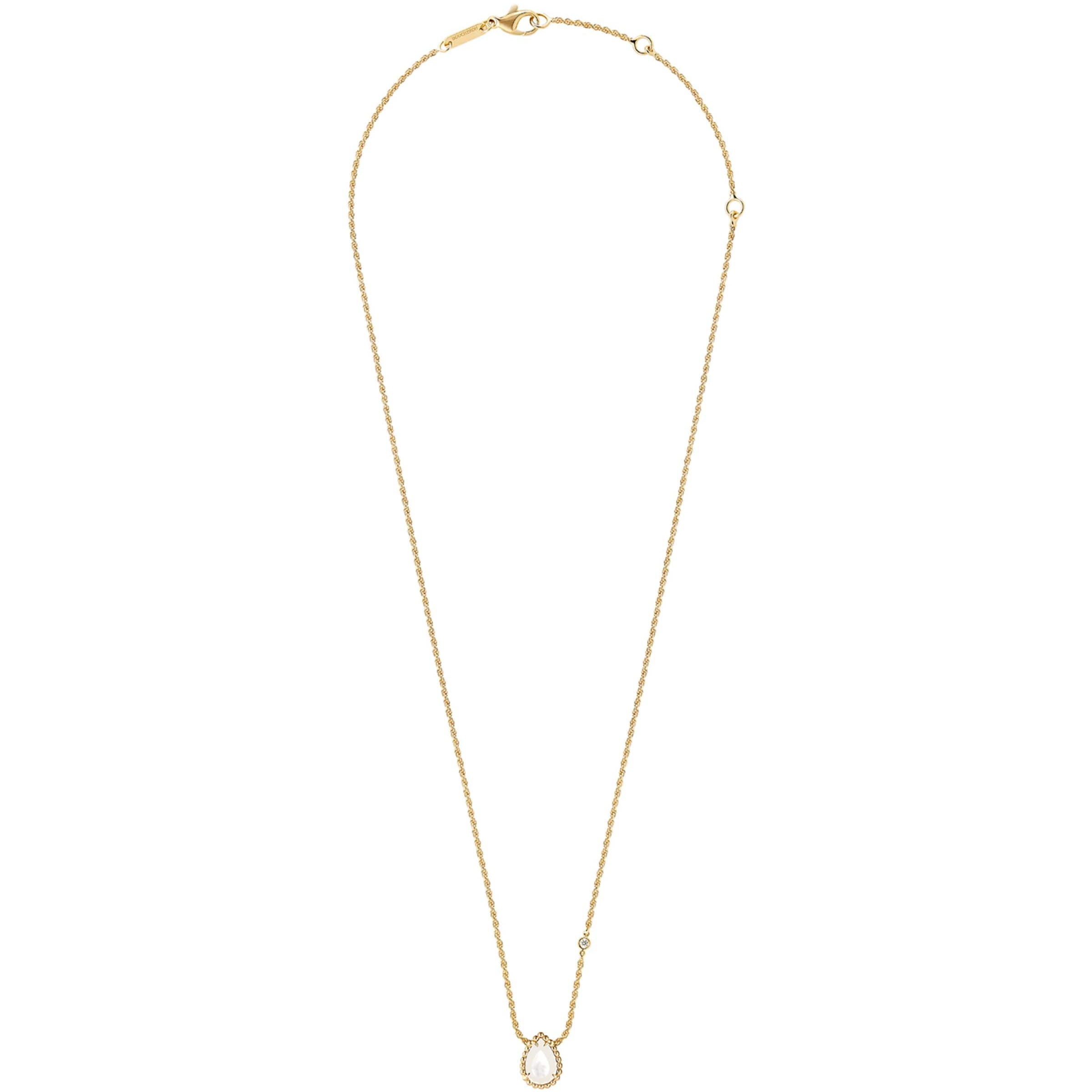 Yellow Gold, Diamond and Pinctada Maxima Serpent Bohème Necklace