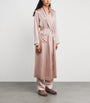 Pink Silk Satin Robe