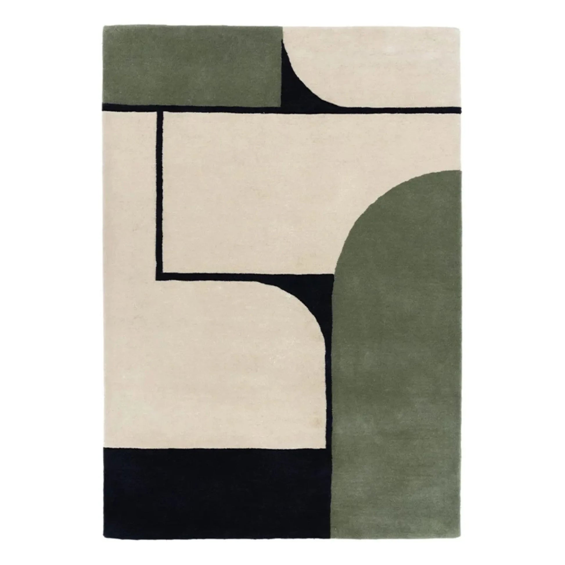 Edito - Strada Hand-Tufted Carpet  | Blue Green