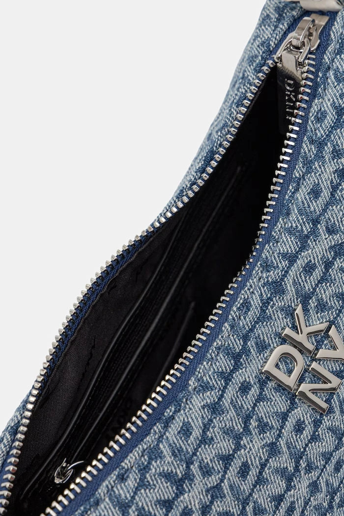DKNY kadın denim hobo çanta REMY