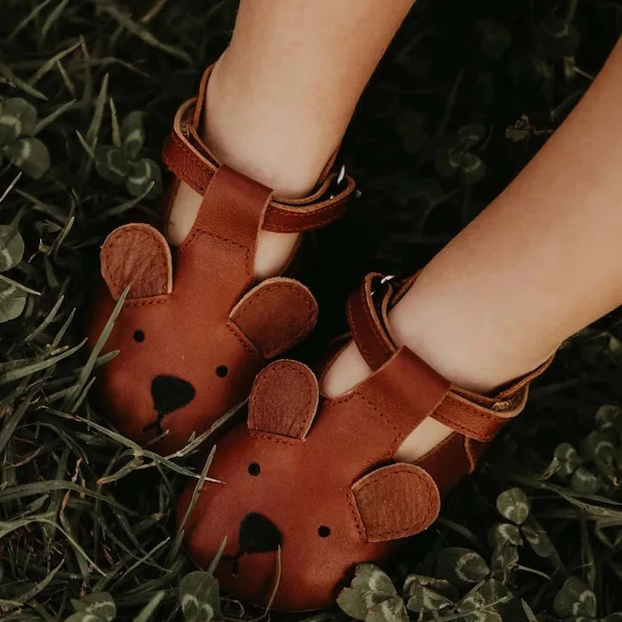 Бебешки кожени обувки Donsje Spark Classic Shoes Bear