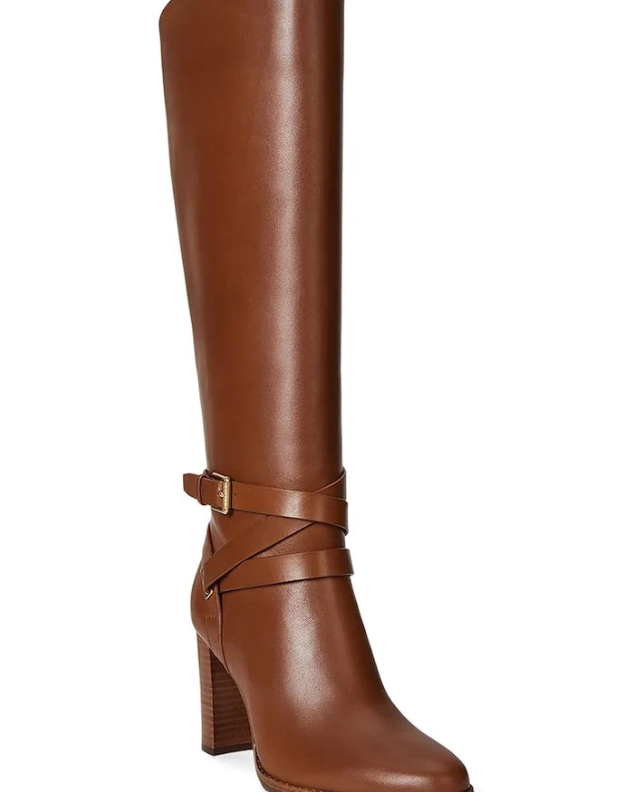 Lauren Ralph Lauren Cllns Tl Hl Deri Çizme