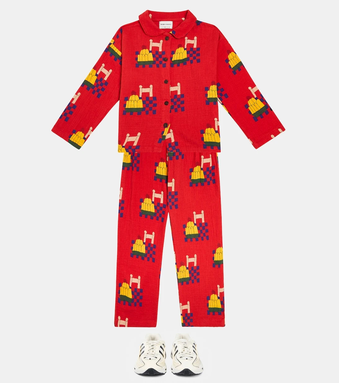 Bobo Choses - Yummy Cake printed cotton pajamas