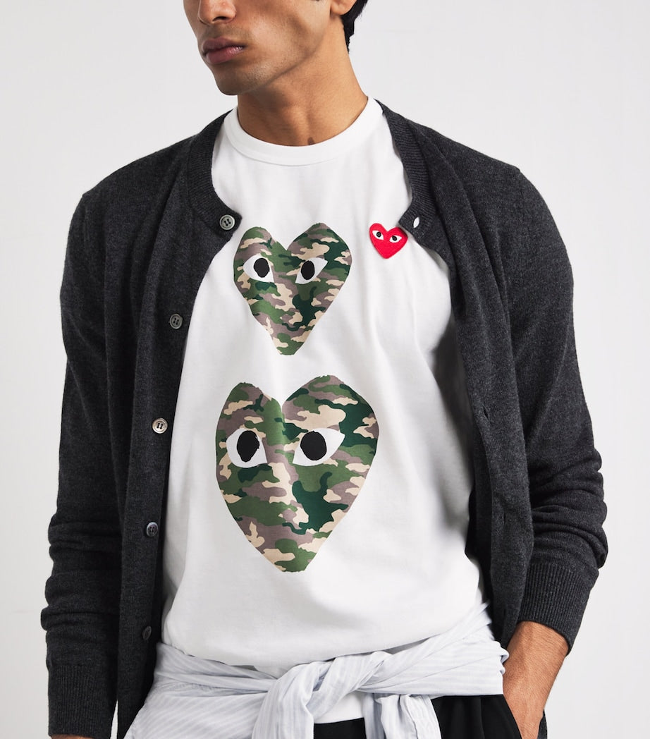 Camouflage Double Heart T-Shirt