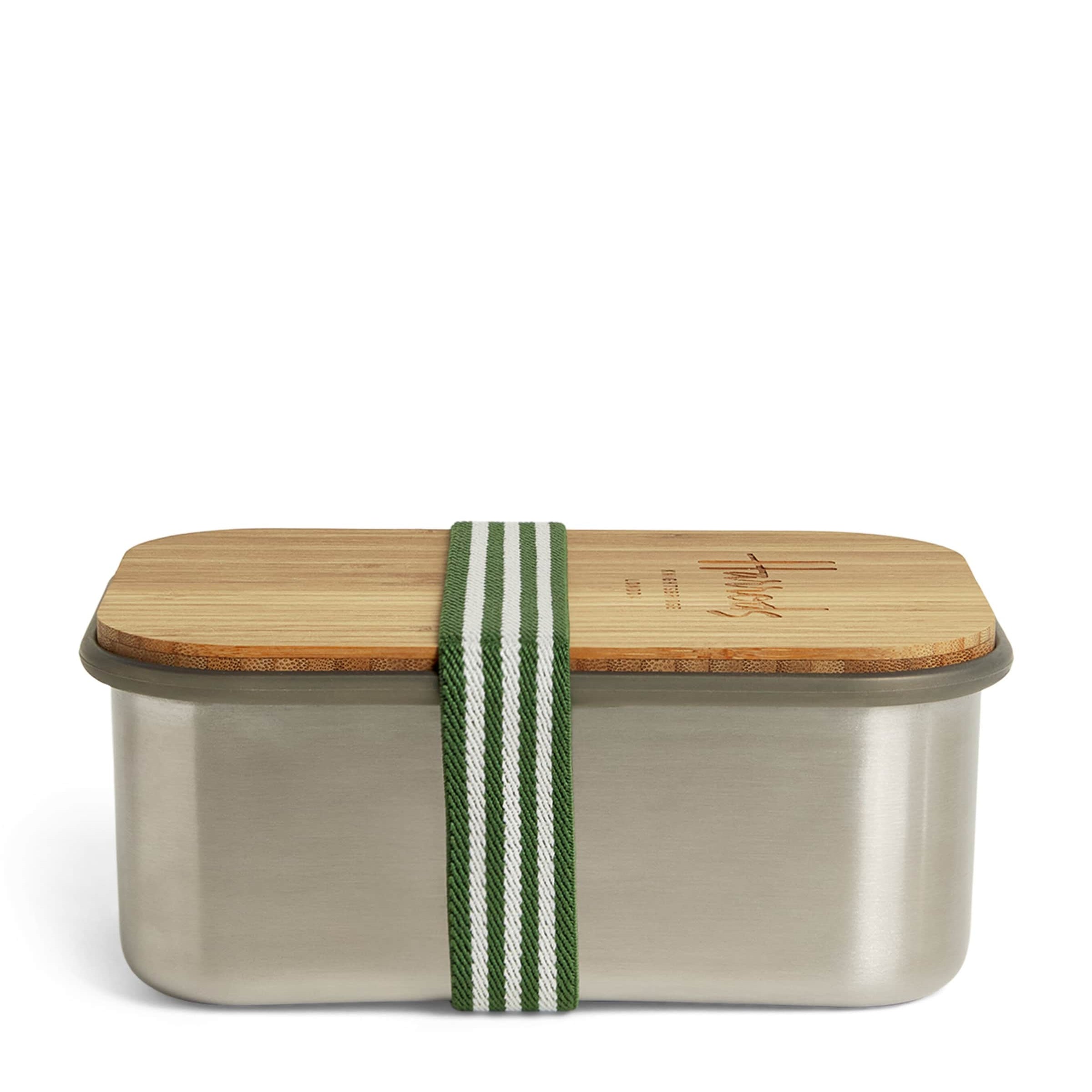 Bamboo-Lid Lunch Box