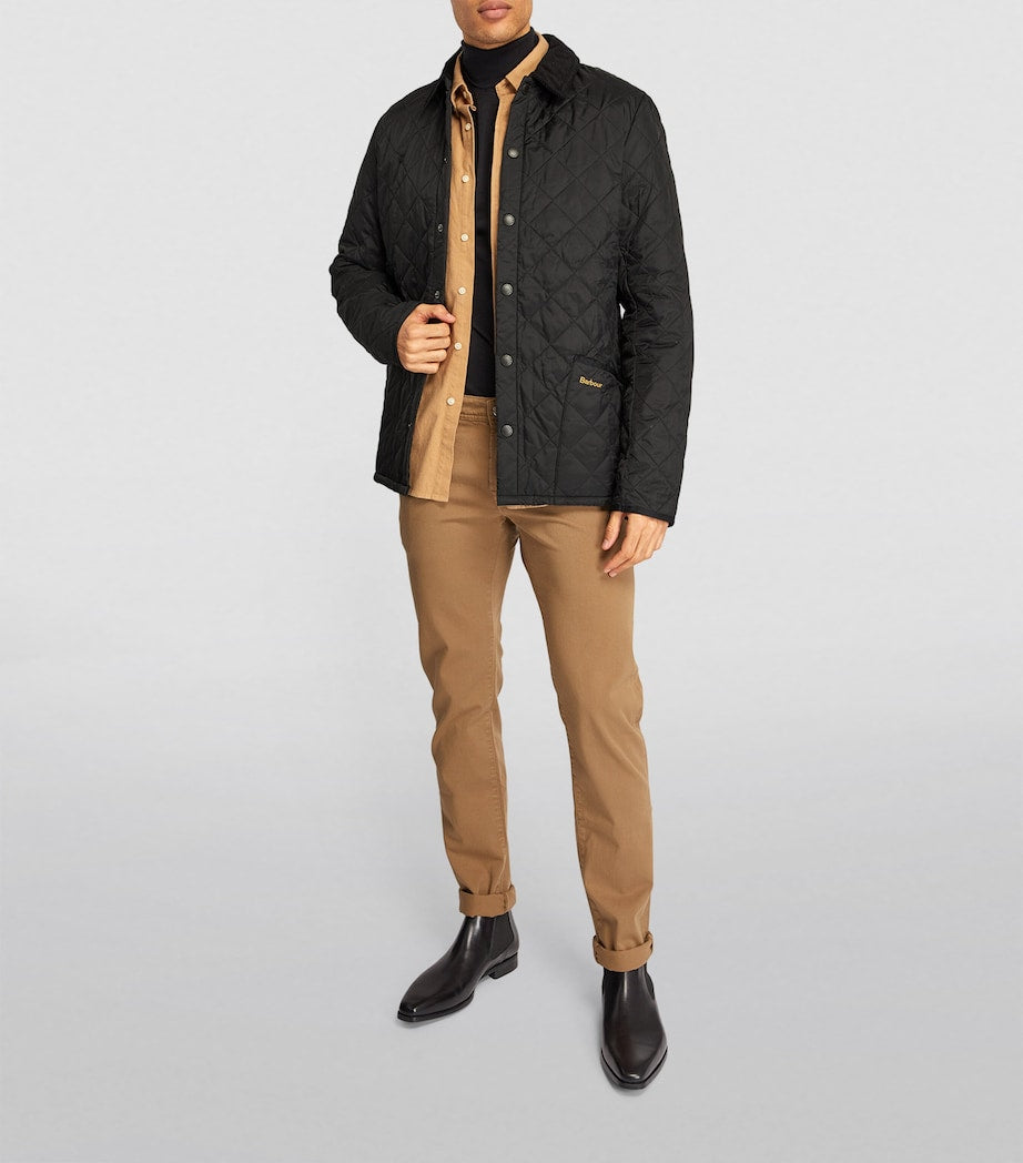 Barbour Black Heritage Liddesdale Quilted Jacket