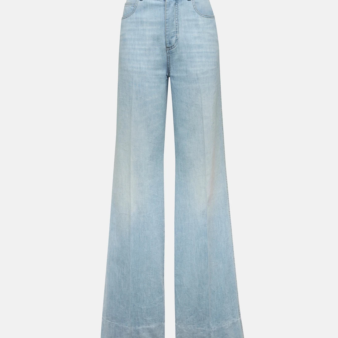 Bottega Veneta - High-rise wide-leg jeans