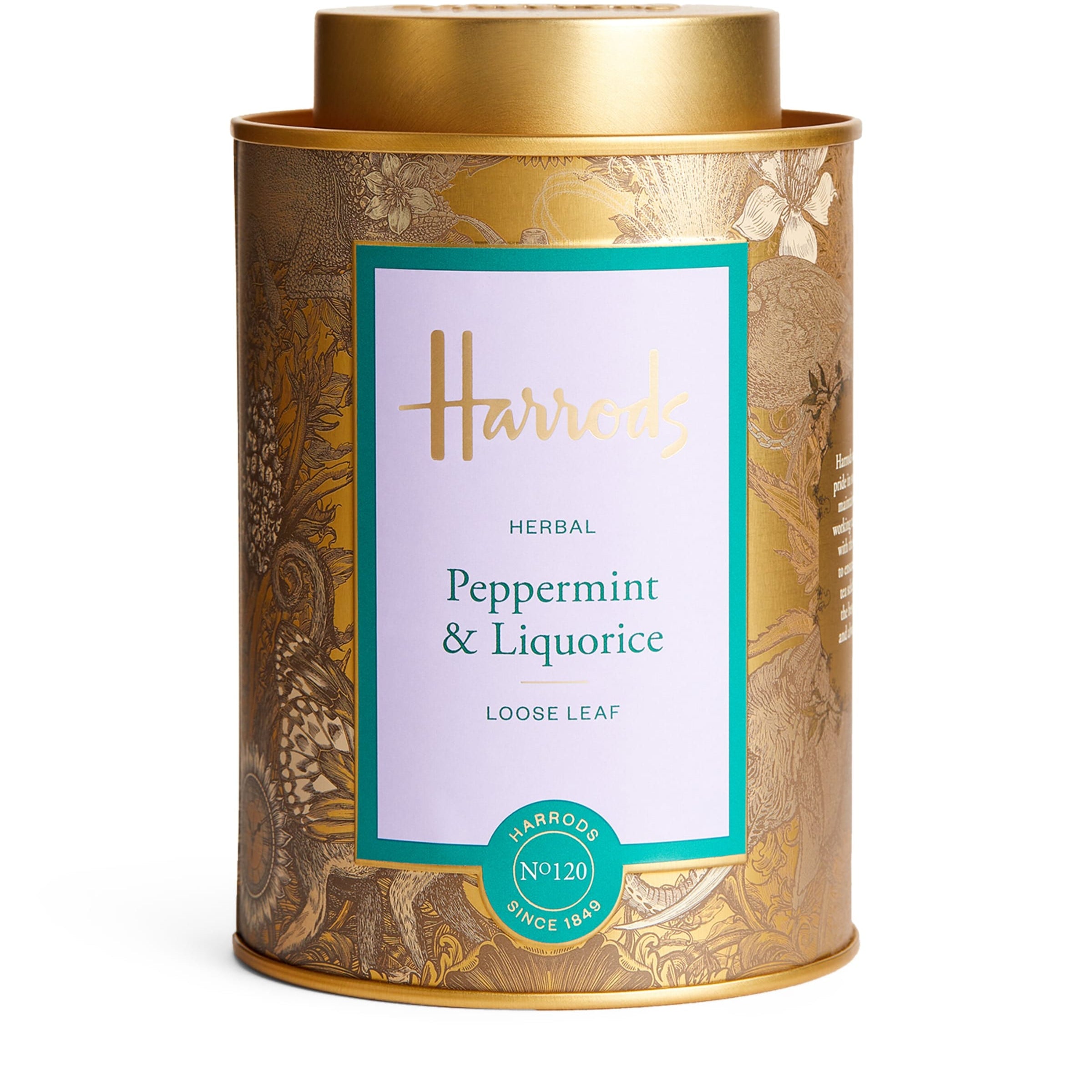 Harrods No. 121 Peppermint & Liquorice Loose Leaf Tea (100g)