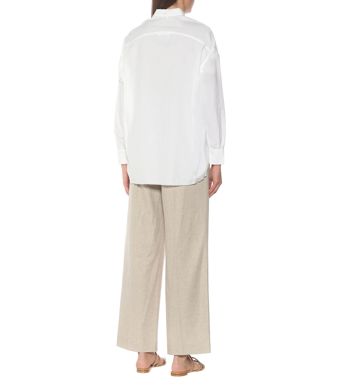 Vince - Cotton-blend poplin shirt