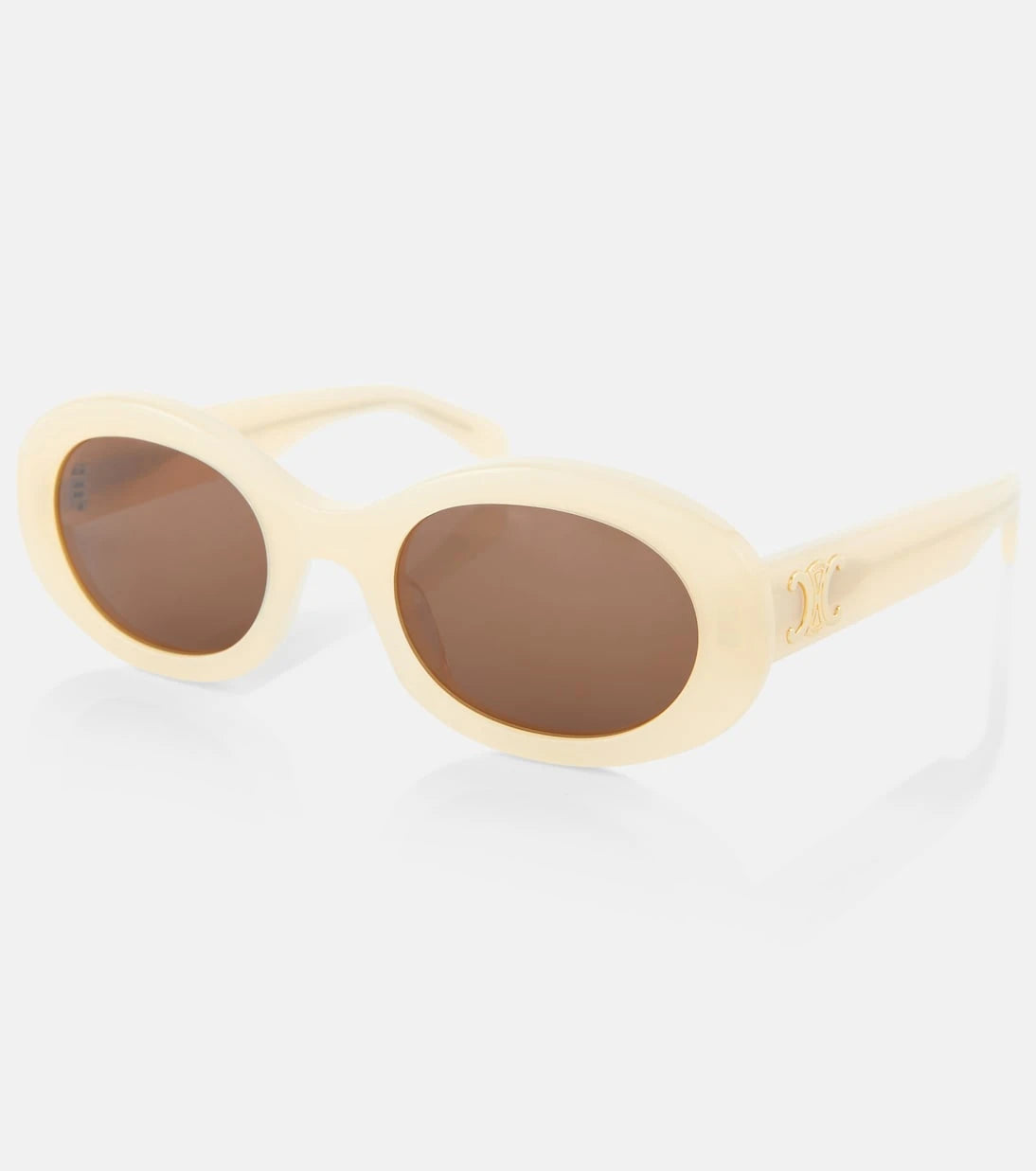 Celine Eyewear - Triomphe 01 oval sunglasses
