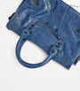 Blue Small Lambskin Le City Top-Handle Bag