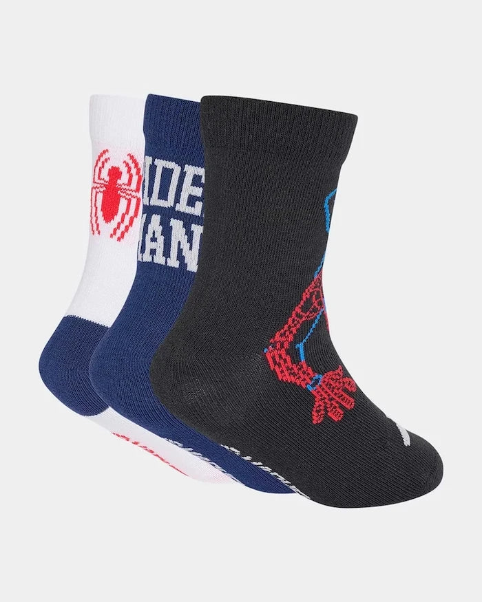 adidas Performance чорапи за деца MARVEL SPIDER-MAN 3 броя