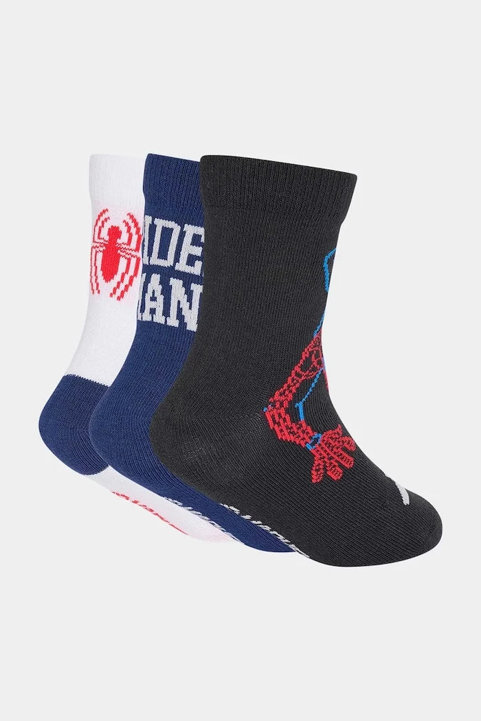 adidas Performance чорапи за деца MARVEL SPIDER-MAN 3 броя