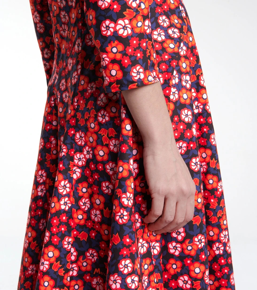 Marni - Floral cotton midi dress