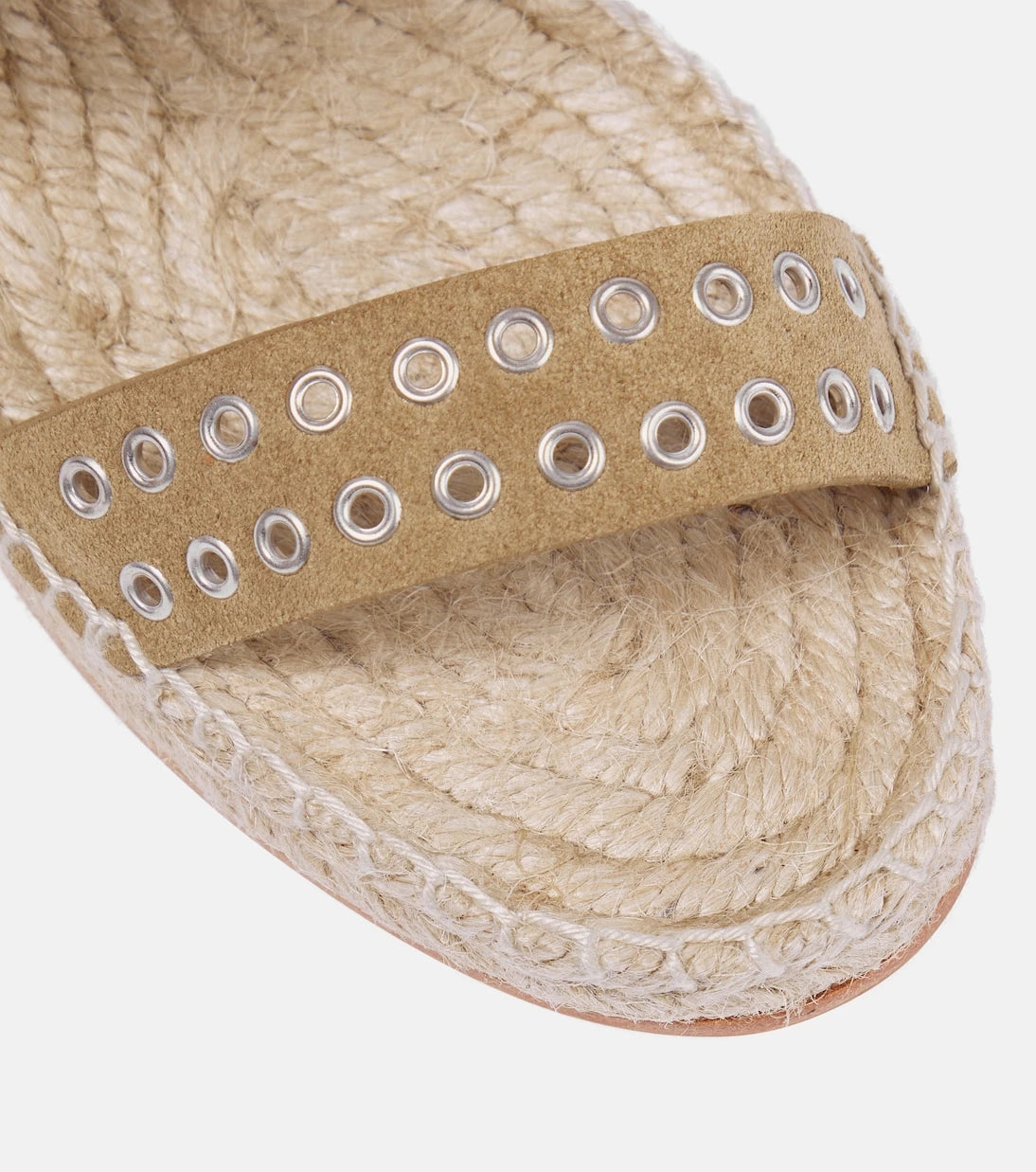 Isabel Marant - Iriane studded suede espadrille wedges