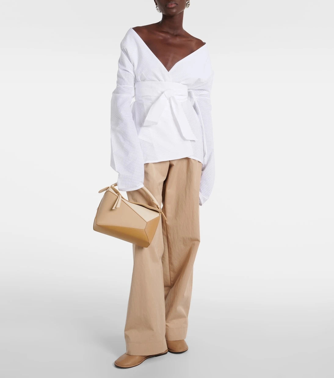 Tove - Arya cotton wrap top