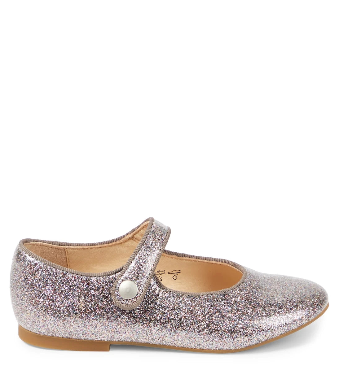 Pom d'Api - Daisy Baby glitter Mary Jane flats