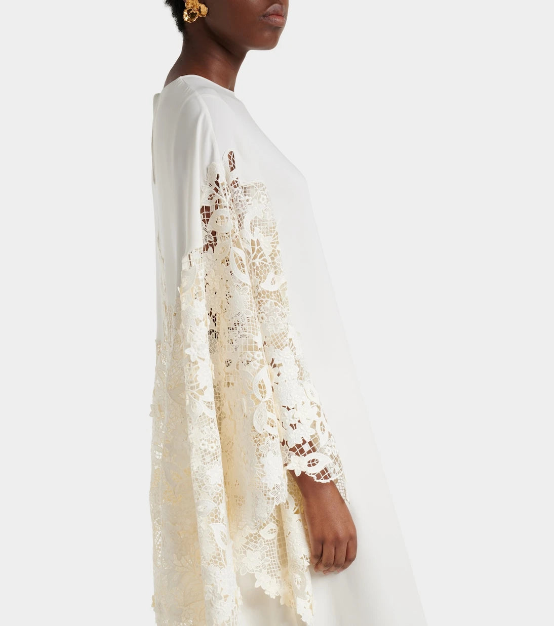 Oscar de la Renta - Floral silk-blend kaftan