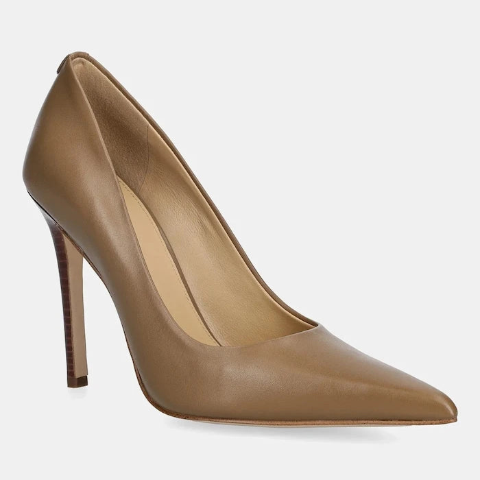 Кожени обувки с тънък ток MICHAEL Michael Kors Elyse High Pump