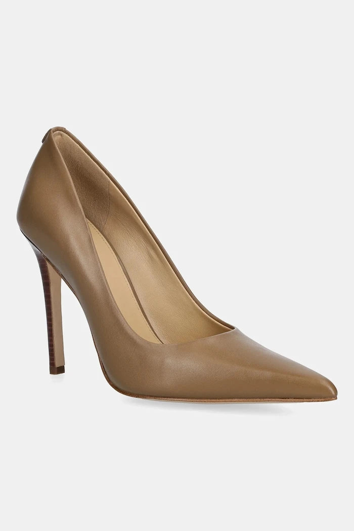 Кожени обувки с тънък ток MICHAEL Michael Kors Elyse High Pump