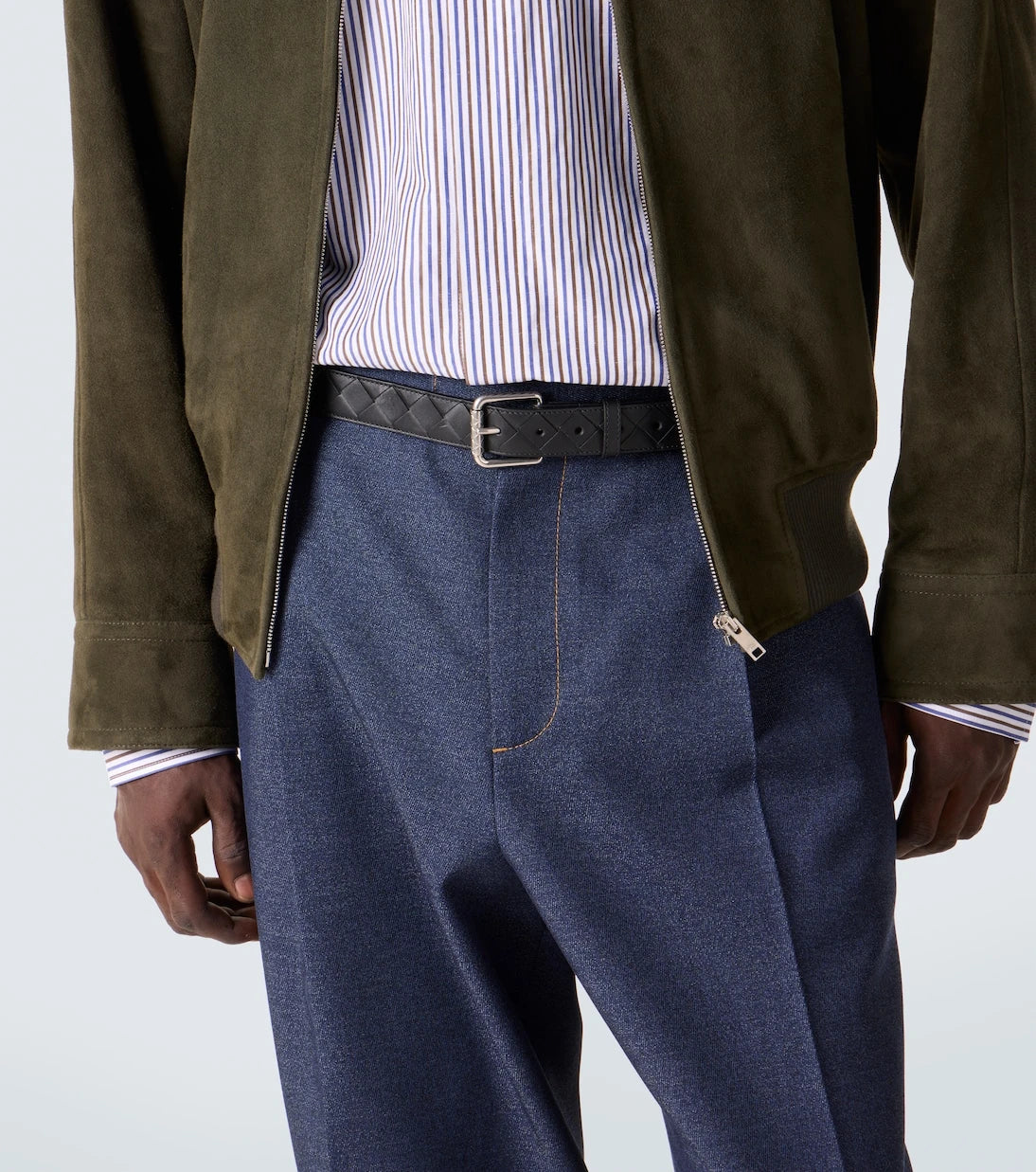 Bottega Veneta - Intrecciato leather belt