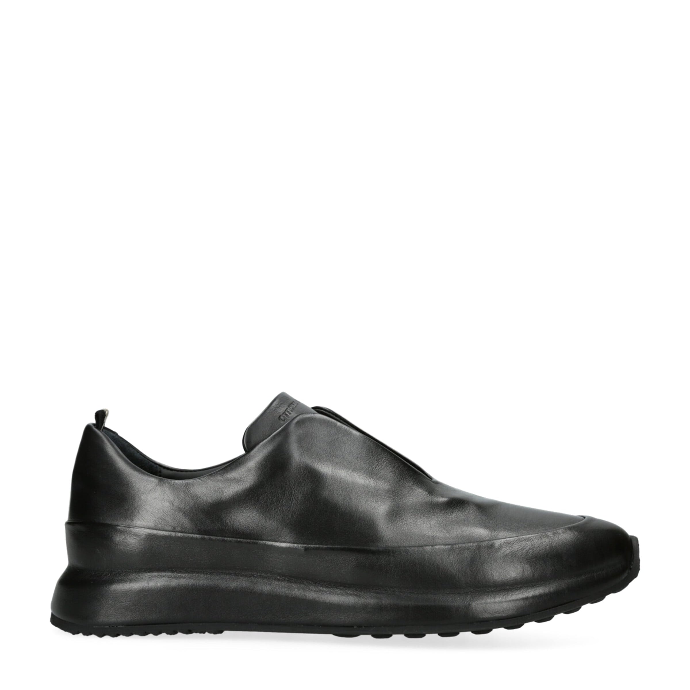 Officine Creative Leather Race Slip-On Sneakers