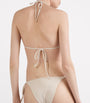 Prada Nude Embellished Bikini Bottoms
