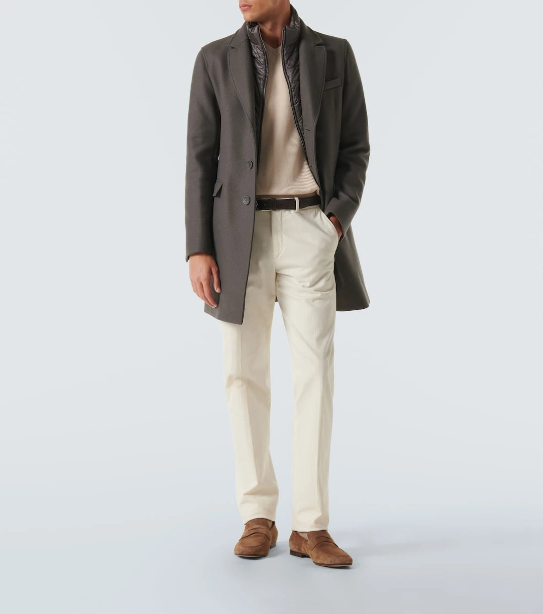 Herno - Wool-blend overcoat