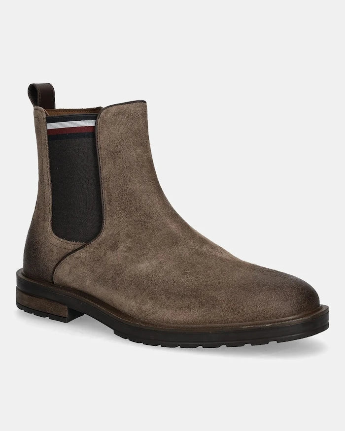 Tommy Hilfiger CLEATED HILFIGER SUEDE CHELSEA Süet Chelsea Bot