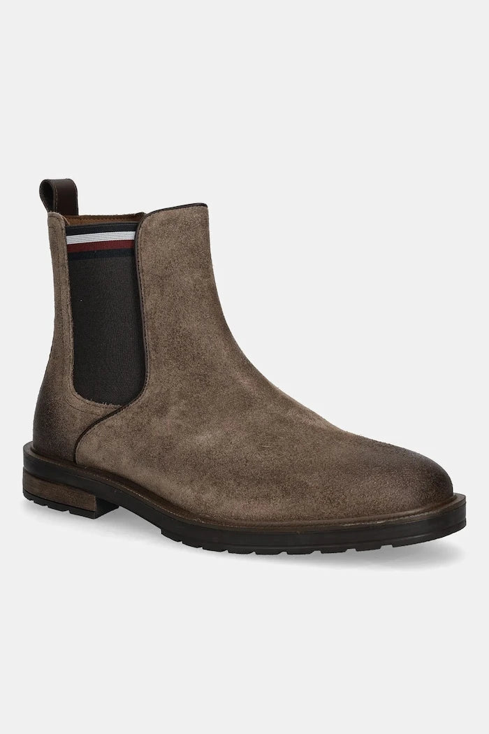 Tommy Hilfiger CLEATED HILFIGER SUEDE CHELSEA Süet Chelsea Bot