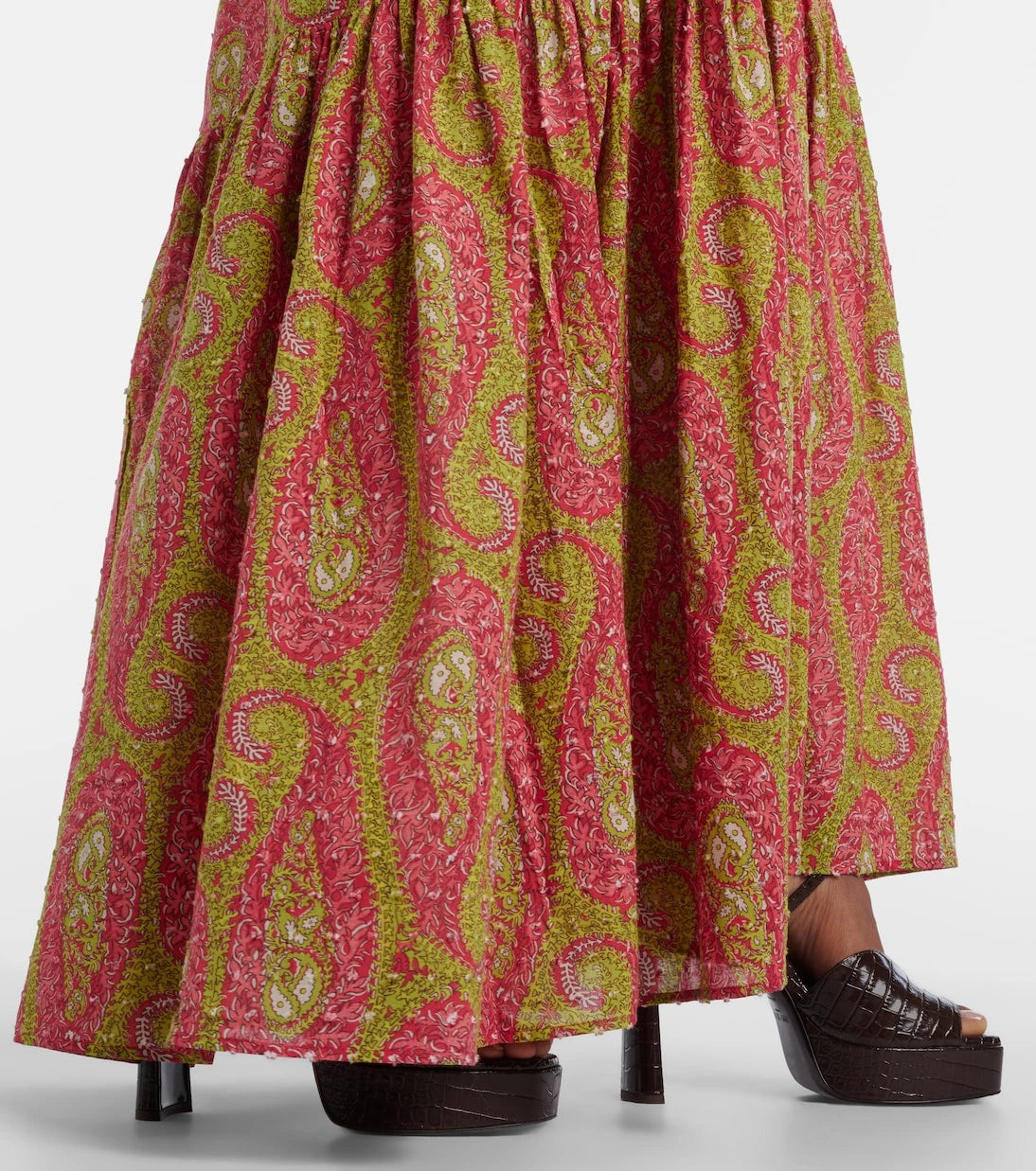 Etro - Printed cotton maxi dress