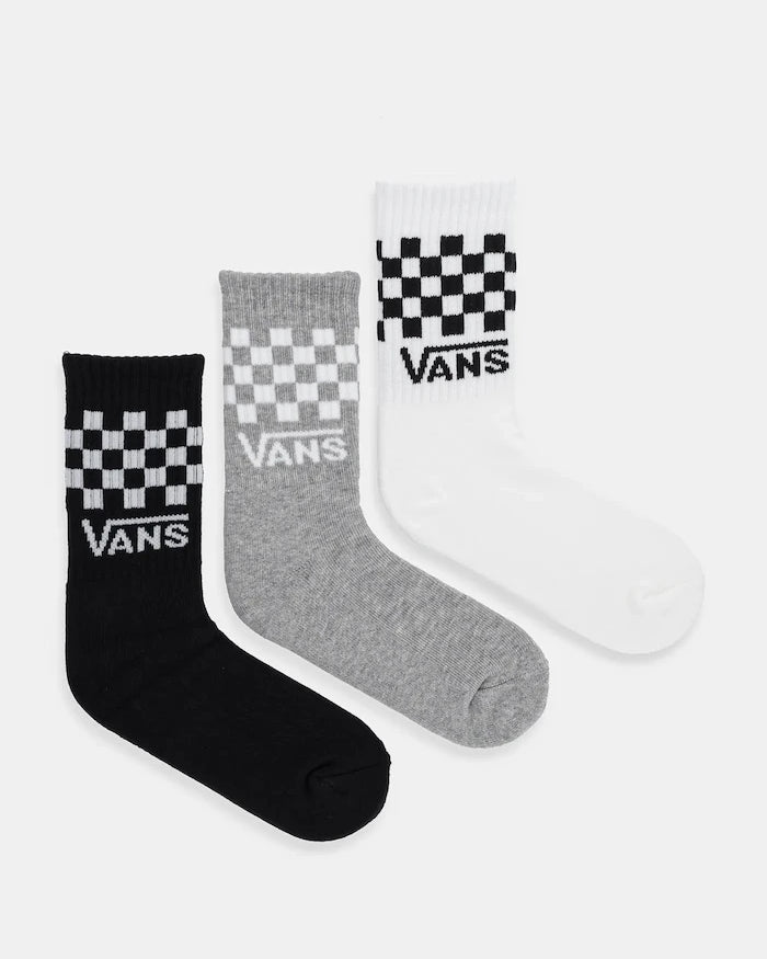 Çocuk Vans Classic Check Crew Çorapları (3'lü)