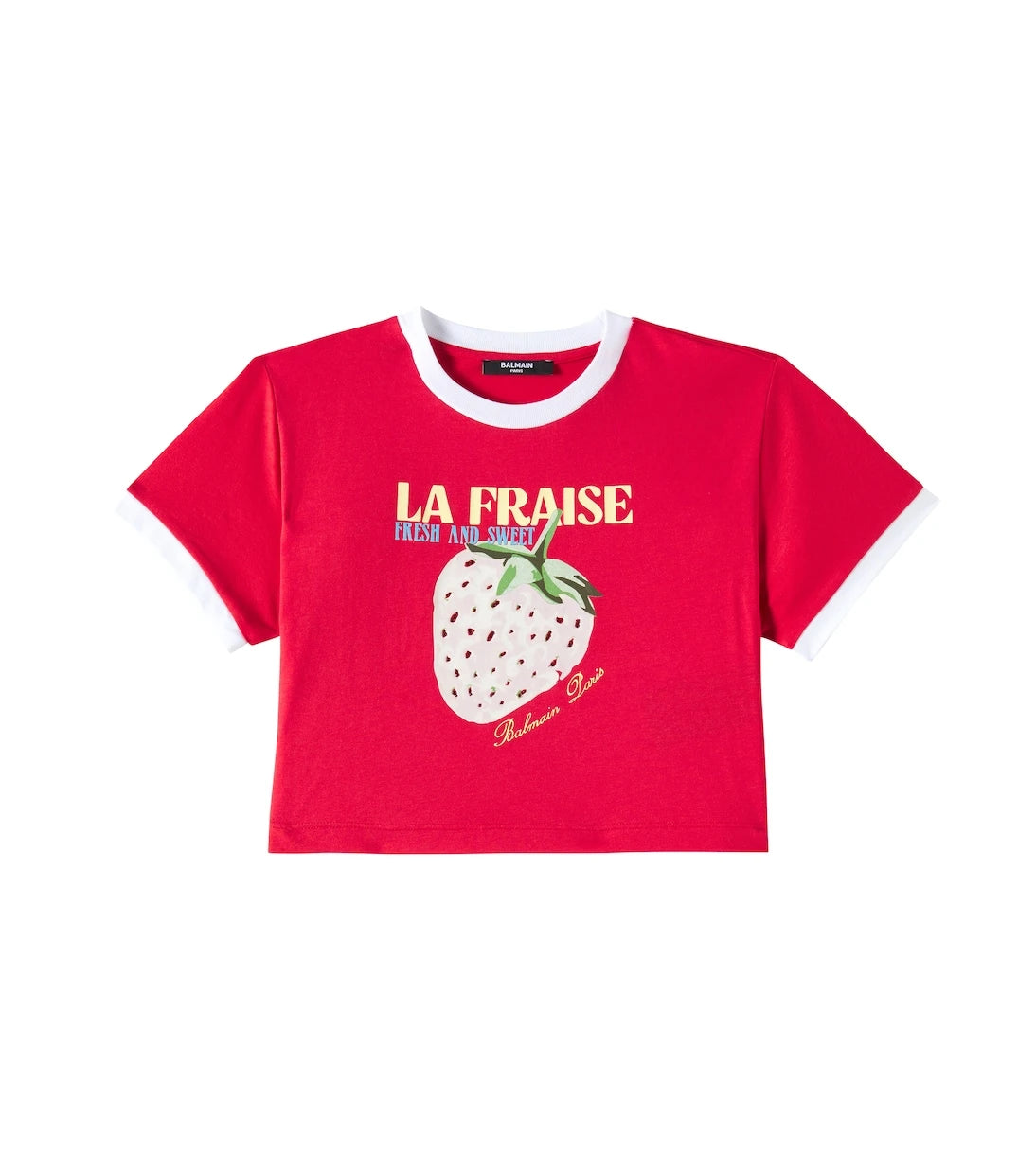 Balmain Kids - Printed cotton T-shirt