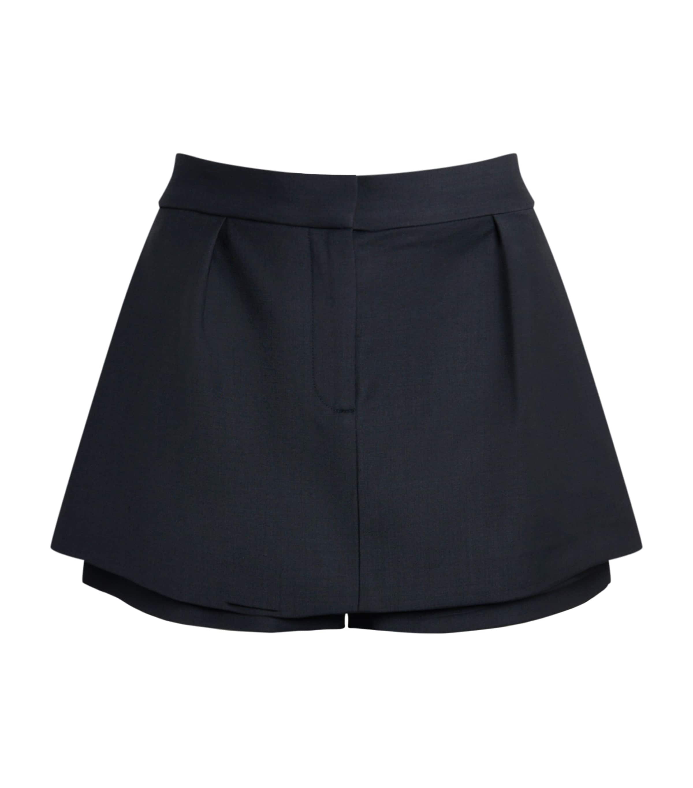 Maje Blue Tailored Skort