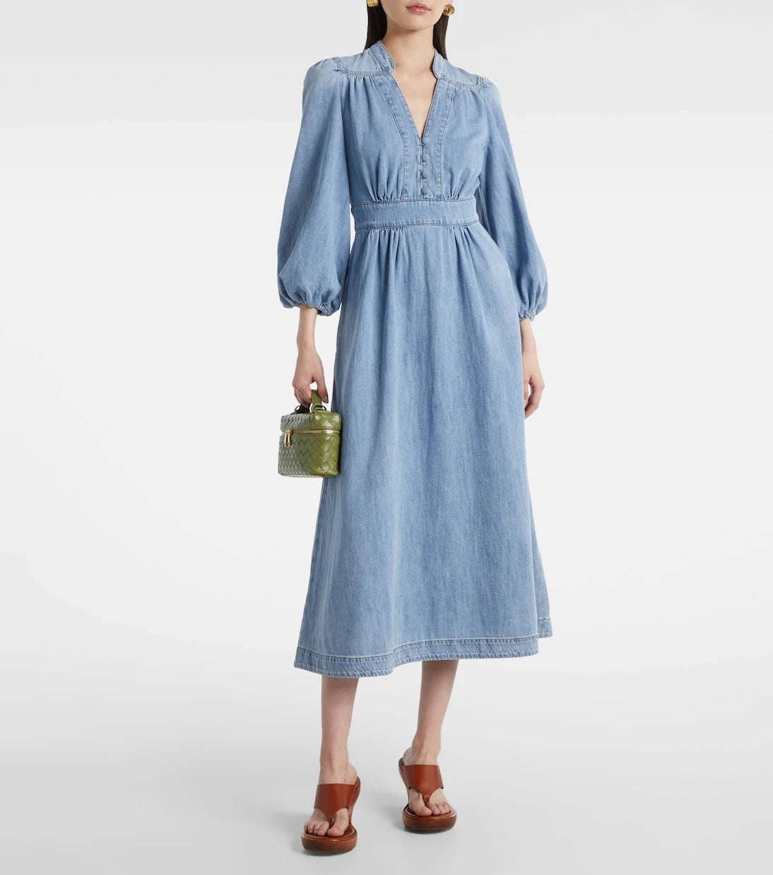 Zimmermann - Lucky denim midi dress