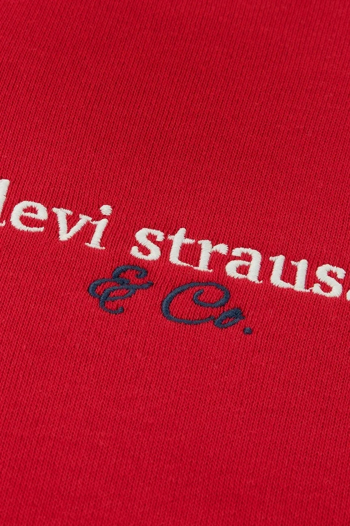 Levi's Çocuk Pamuklu MEET AND GREET HALF ZIP Sweatshirt